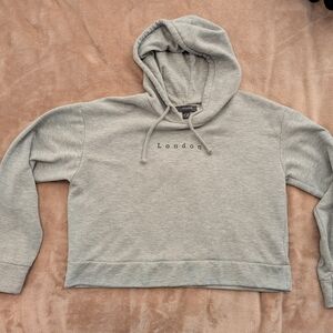 Primark Light Gray Hoodie Sweater